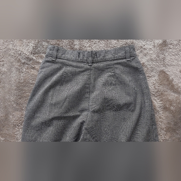 Vtg 80s Lee Riders Women's USA Houndstooth Pleated High Waisted Pants | 26x29.5 - Picture 8 of 13